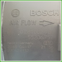 Debimetro Misuratore Massa Aria BOSCH 0281002980 FIAT IDEA 4D/2S 1.3 16V 55206757 2003 2012