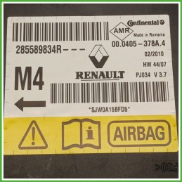 Centralina Airbag CONTINENTAL 00.0405-378A.4 RENAULT SCENIC 3a Serie 1.6 16V 285589834R 2009 2013