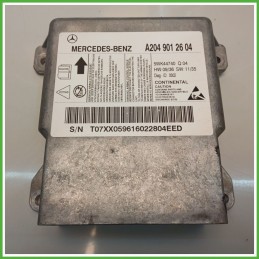Centralina Airbag CONTINENTAL 5WK44710 MERCEDES-BENZ Classe C W/S204 CDI 2049012604 2007 2011