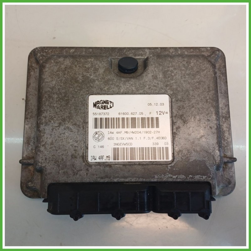 Centralina Motore Iniezione ECU MAGNETI MARELLI IAW4AF.M9 FIAT SEICENTO 1E 1.1 40kw 55187372 1998 2005