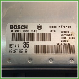 Centralina Motore Iniezione ECU BOSCH 0261206943 PEUGEOT 307 1.6 16V 80kw 194061 2001 2006