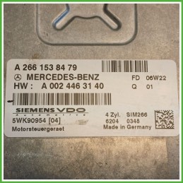Centralina Motore Iniezione ECU SIEMENS 5WK90954 MERCEDES-BENZ Classe A W/C169 70kw A0004469640 2004 2013