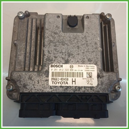 Centralina Motore Iniezione ECU BOSCH 0281012322 TOYOTA YARIS 1.4 66kw 896600D652 2005 2012