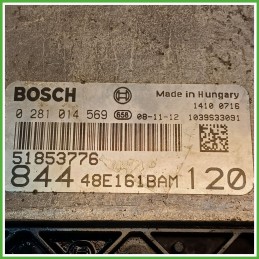 Centralina Motore Iniezione ECU BOSCH 0281012569 LANCIA DELTA TH 1.6 MJT 88kw 51853776 2008 2011
