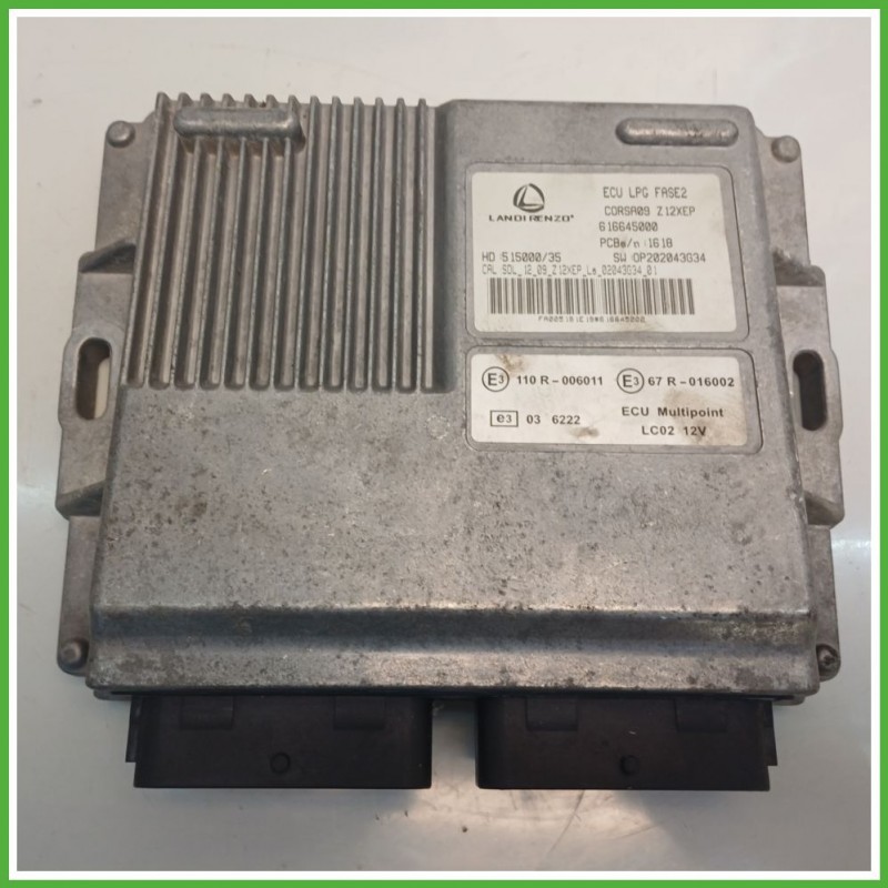 Centralina Motore Iniezione GAS LANDI RENZO 616645000 OPEL CORSA S07 1.2 16V 59kw 9271831 2006 2011