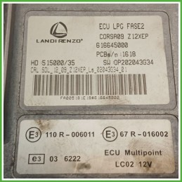 Centralina Motore Iniezione GAS LANDI RENZO 616645000 OPEL CORSA S07 1.2 16V 59kw 9271831 2006 2011