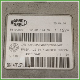 Centralina Motore Iniezione ECU MAGNETI MARELLI IAW4AF.SP FIAT PANDA 2Q 1.2 44kw 55190098 2003 2010