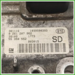 Centralina Motore Iniezione ECU BOSCH 0261207962 OPEL CORSA X01 1.2 16V 55kw 9164475 2000 2006