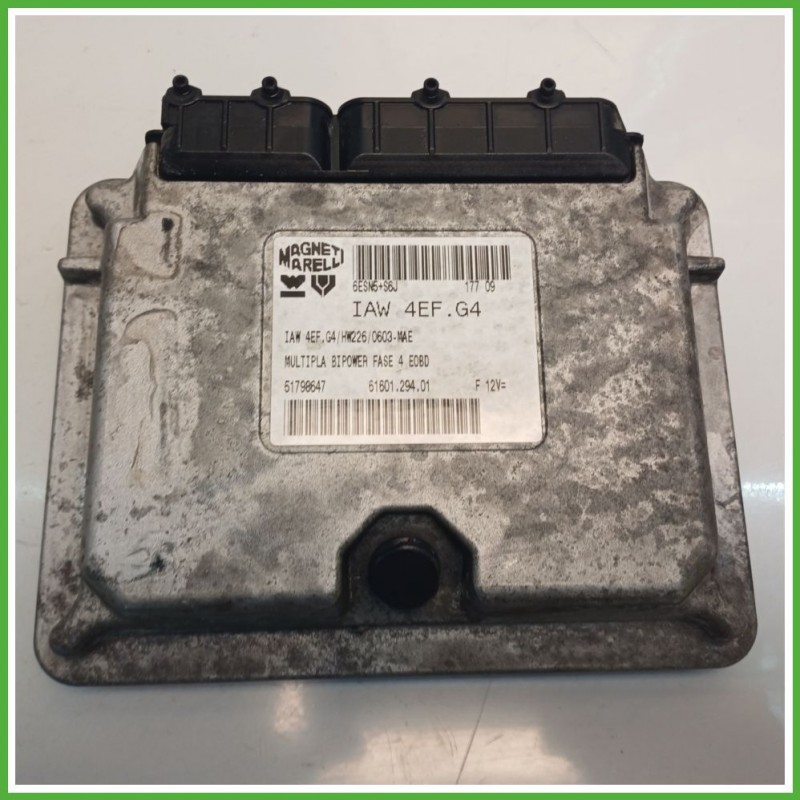 Centralina Motore Iniezione ECU MAGNETI MARELLI IAW4EF.G4 FIAT MULTIPLA 1F 1.6 16V 76kw 51798647 2004 2012