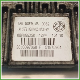 Centralina Motore Iniezione ECU MAGNETI MARELLI IAW5SF9.MS FIAT 500 3P 1.2 51kw 51875964 2007 2015