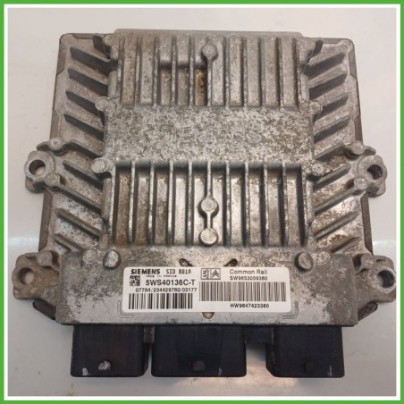 Centralina Motore Iniezione ECU SIEMENS 5WS40136C-T CITROEN BERLINGO 2.0 66kw 1942QE 2002 2008