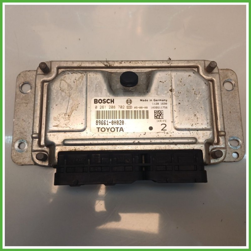 Centralina Motore Iniezione ECU BOSCH 0261208702 TOYOTA AYGO 1a Serie 1.0 12V 50kw 896610H023 2005 2014