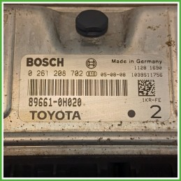 Centralina Motore Iniezione ECU BOSCH 0261208702 TOYOTA AYGO 1a Serie 1.0 12V 50kw 896610H023 2005 2014