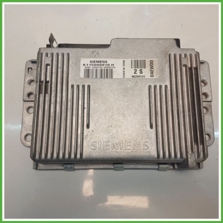 Centralina Motore Iniezione ECU SIEMENS K115000010H CHEVROLET (DAEWOO) MATIZ M100 38kw 96259124 1998 2000