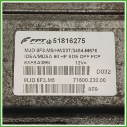 Centralina Motore Iniezione ECU MAGNETI MARELLI MJD6F3.M5 FIAT IDEA 4D/2S 1.3 16V 66kw 51784559 2003 2012