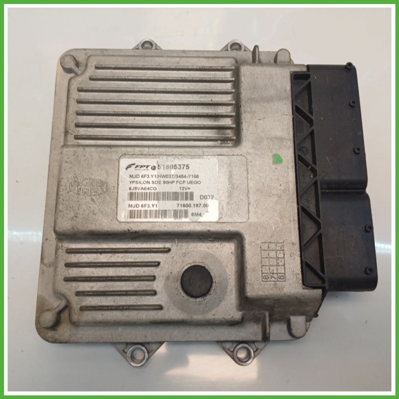 Centralina Motore Iniezione ECU MAGNETI MARELLI MJD6F3.Y1 LANCIA YPSILON TI 1.3 MJT 77kw 51816282 2008 2013