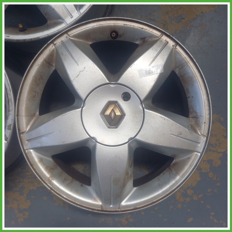 Cerchio Singolo in Lega RENAULT MEGANE 2a Serie (dal 02/2006) 16 pollici 16" 6.5J 4x100 ET 49 originale usato al pz