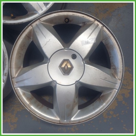 Cerchio Singolo in Lega RENAULT MEGANE 2a Serie (dal 02/2006) 16 pollici 16" 6.5J 4x100 ET 49 originale usato al pz