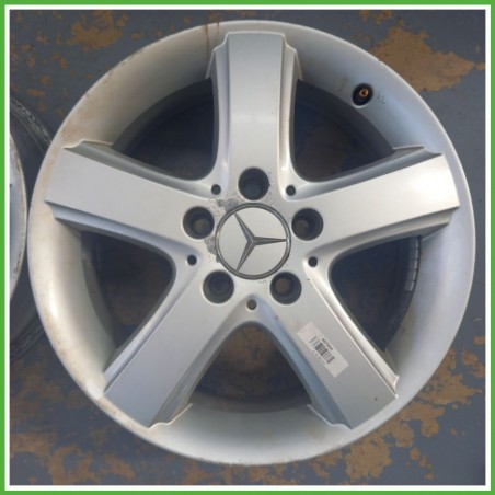 Cerchio Singolo in Lega MERCEDES-BENZ Classe B (T245) (dal 03/2005) 16 pollici 16" 6.0J 5x112 ET 46 originale usato al pz