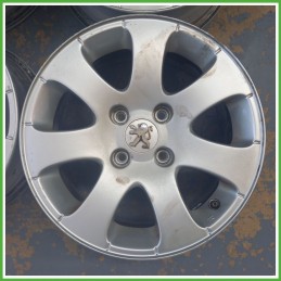 Cerchi in Lega PEUGEOT 307 (dal 04/2001 al 12/2006) 15 pollici 15" 6.0J 4x108 ET 27 4pz originali usati