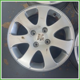 Cerchi in Lega PEUGEOT 307 (dal 04/2001 al 12/2006) 15 pollici 15" 6.0J 4x108 ET 27 4pz originali usati