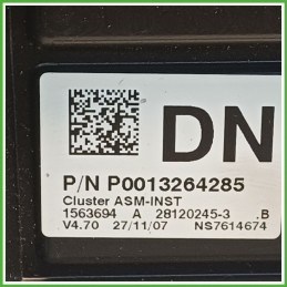 Quadro strumenti contachilometri tachimetro JOHNSON CONTROLS 13033404-B OPEL CORSA S07 1.3 16V 13252135