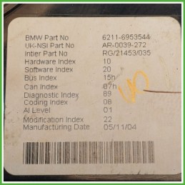 Quadro strumenti contachilometri tachimetro MINI MINI R50/R53 1.4 62116966493