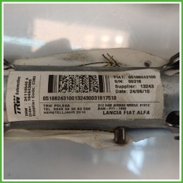 Airbag Laterale Destro DX FIAT 500 3P 1.2 52216681 2007 2015 TRW 34110540A