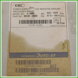 Autoradio KIA SOUL 1.6 961402K400 2009 2011 HYUNDAI A-200AME