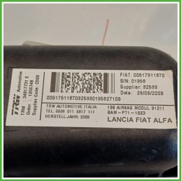 Airbag Passeggero Destro DX LANCIA DELTA TH 1.6 MJT 517511870 2008 2011 TRW 34017731E