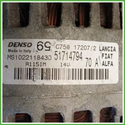 Alternatore DENSO MS1022118430 FIAT PANDA 2Q 52003531