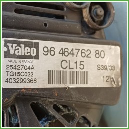 Alternatore VALEO TG15C022 CITROEN C2 5705NE