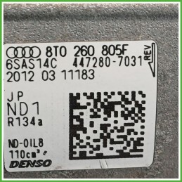 Compressore Clima AC Aria Condizionata DENSO 6SAS14C AUDI A4 8K 8K0260805R