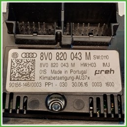Comandi Clima AC Riscaldamento Condizionatore PREH 90156-146/003 AUDI A3 8V 2.0 TDI 8V0820043AEIMJ 2016 2021