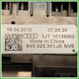 Comandi Multifunzionali AUDI A3 8V 2.0 TDI 8V0925301PMNV6 2016 2021