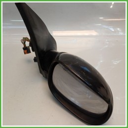 Specchio Specchietto Retrovisore Destro DX NERO PEUGEOT 206 1998 2009 MAGNETI MARELLI Originale Usato