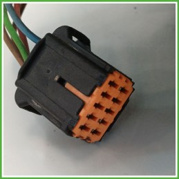 Specchio Specchietto Retrovisore Sinistro SX NERO PEUGEOT 206 1998 2009 MAGNETI MARELLI Originale Usato