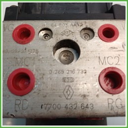 Centralina ABS Modulo Pompa BOSCH 0273004395 7701045832 RENAULT MEGANE 1a Serie Originale Usato