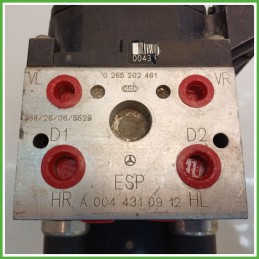 Centralina ABS Modulo Pompa BOSCH 0265202461 A0044311012 MERCEDES-BENZ Classe A W168 Originale Usato