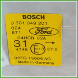 Faro Fanale Proiettore Anteriore Sinistro SX BOSCH 0301049201 FORD FIESTA DX 1042631 Usato