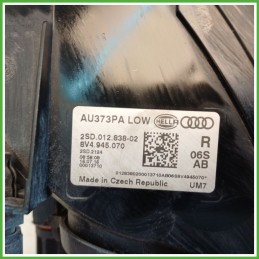 Fanale Fanalino Posteriore Destro DX HELLA 2SD.012.838-02 AUDI A3 8V 8V4945070 Usato