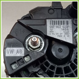 Alternatore BOSCH 14V 140A  AUDI A3 (8P) 2003 0142525091 Usato
