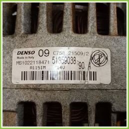 Alternatore DENSO 14V 90A  ALFA ROMEO MITO (X6) 2008 MS1022118471 Usato