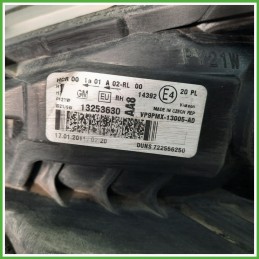Faro Fanale Proiettore Anteriore Destro DX VISTEON VP9PMX-13005-AD OPEL MERIVA S10 13253630 Usato