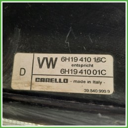 Faro Fanale Proiettore Anteriore Destro DX MAGNETI MARELLI 39840748 SEAT AROSA 6H 6H1941016C Usato