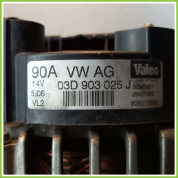 Alternatore VALEO 14V 90A  VOLKSWAGEN FOX (5Z) 2005 SG9B057 Usato