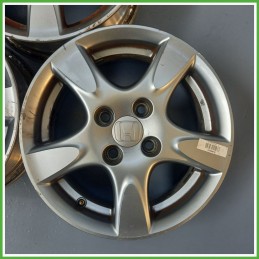 Cerchio Singolo in Lega HONDA JAZZ 1a Serie (dal 11/2002 al 10/2008) 14 pollici 14" 5.0J 4x100 ET 45 originale usato al pz