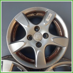 Cerchio Singolo in Lega HONDA JAZZ 1a Serie (dal 11/2002 al 10/2008) 14 pollici 14" 5.0J 4x100 ET 45 originale usato al pz