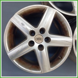 Cerchio Singolo in Lega AUDI A4 (8E) (dal 11/2000 al 11/2004) 17 pollici 17" 7.5J 5x112 ET 45 originale usato al pz