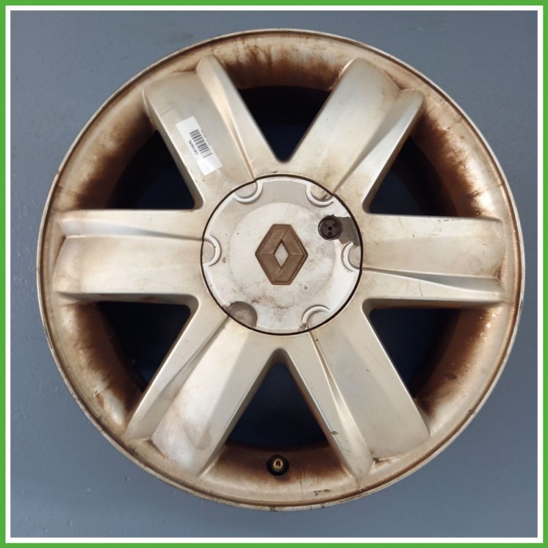 Cerchio Singolo in Lega RENAULT SCENIC 2a Serie (dal 06/2003 al 08/2009) 16 pollici 16" 6.5J 4x100 ET 40 originale usato al pz